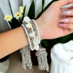 Kodiya Shell - Set of 1 Neckpiece, 1 Pair of Earrings & 1 Bracelet (Combo 7) - Image 3