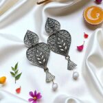 Set of 5 Desi Oxidized Earrings (Combo-2) - Image 2