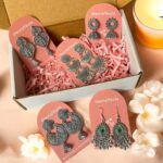 Set of 5 Desi Oxidized Earrings (Combo-2)