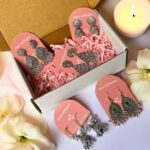 Set of 5 Desi Oxidized Earrings (Combo 3)