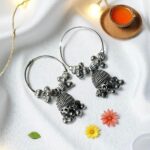 Set of 5 Desi Oxidized Earrings (Combo 3) - Image 2