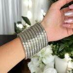 Set of 4 Desi Oxidized Earrings & 1 Bracelet (Combo 6) - Image 2